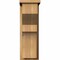 Ekena Millwork Monterey Rough Sawn Corbel w/Backplate, Western Red Cedar, 8"W x 12"D x 24"H COR08X12X24MON01RWR - alternate 3